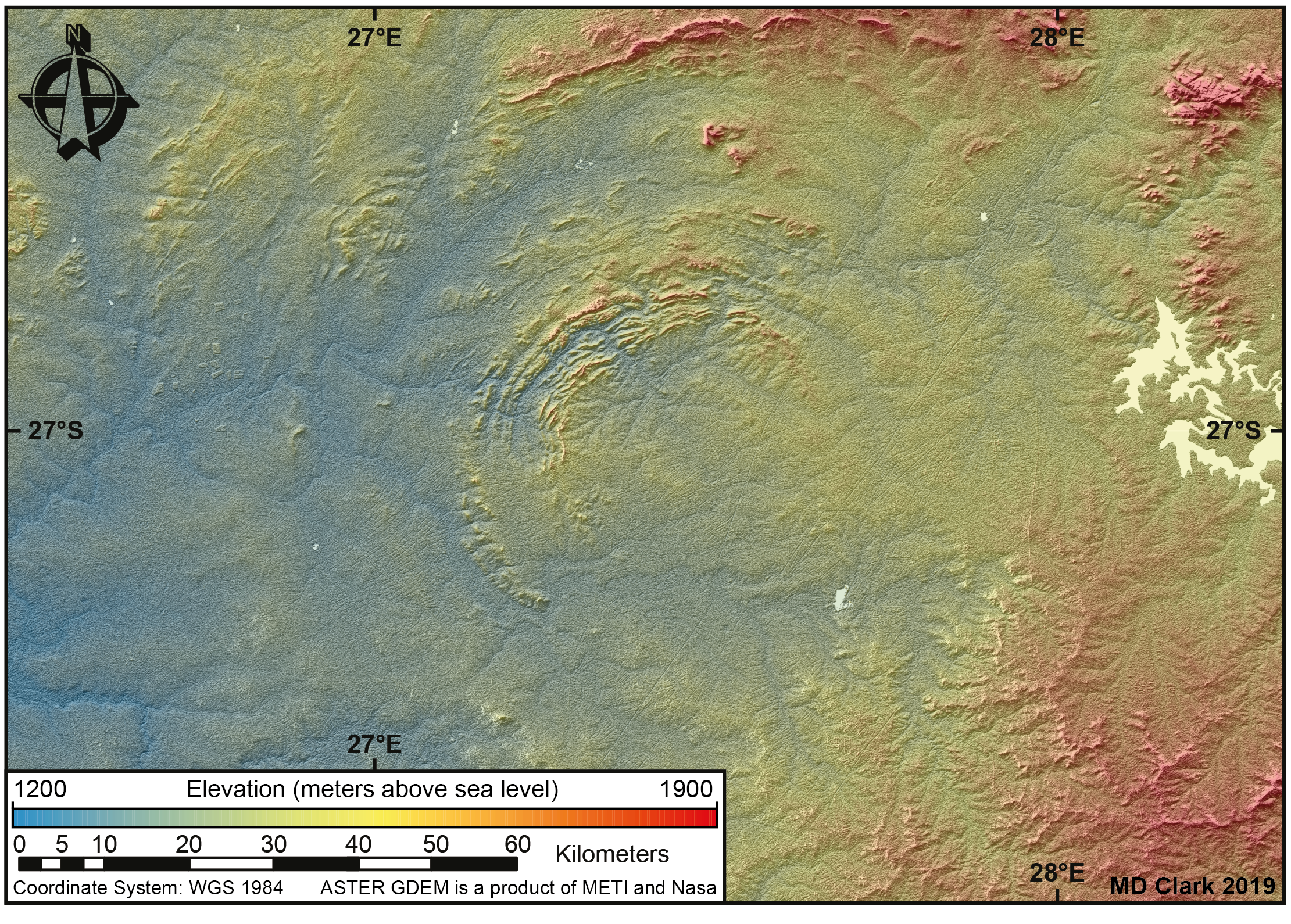 Vredefort Topology Map